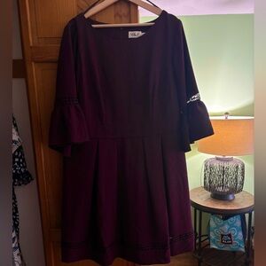 3/4 length sleeve dress
